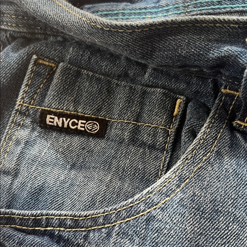 Vintage Y2K ENCYE a Sean Combs Co. Denim Jean Shorts Mens Size 46 Blue‎